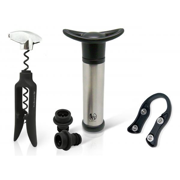 Vin Bouquet  комплект  тирбушон и вакуум помпа за вино -  5 части